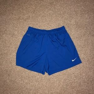Nike blue shorts